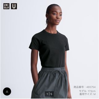 ユニクロ(UNIQLO)の【5/30処分】UNIQLOU クルーネックT (Tシャツ/カットソー(半袖/袖なし))