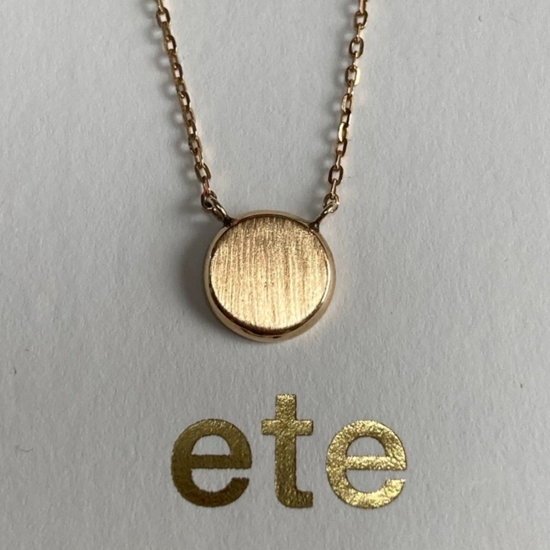 ete - エテ レイ サークル コイン ネックレス K10の通販 by ete - エテ レイ サークル コイン ネックレス K10の通販 by