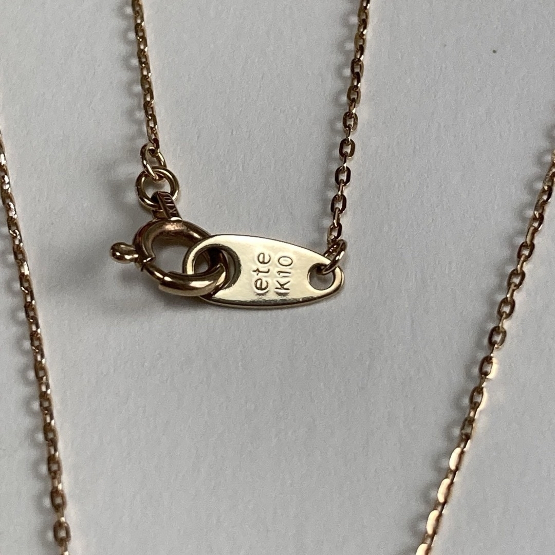 ete - エテ レイ サークル コイン ネックレス K10の通販 by ete - エテ レイ サークル コイン ネックレス K10の通販 by