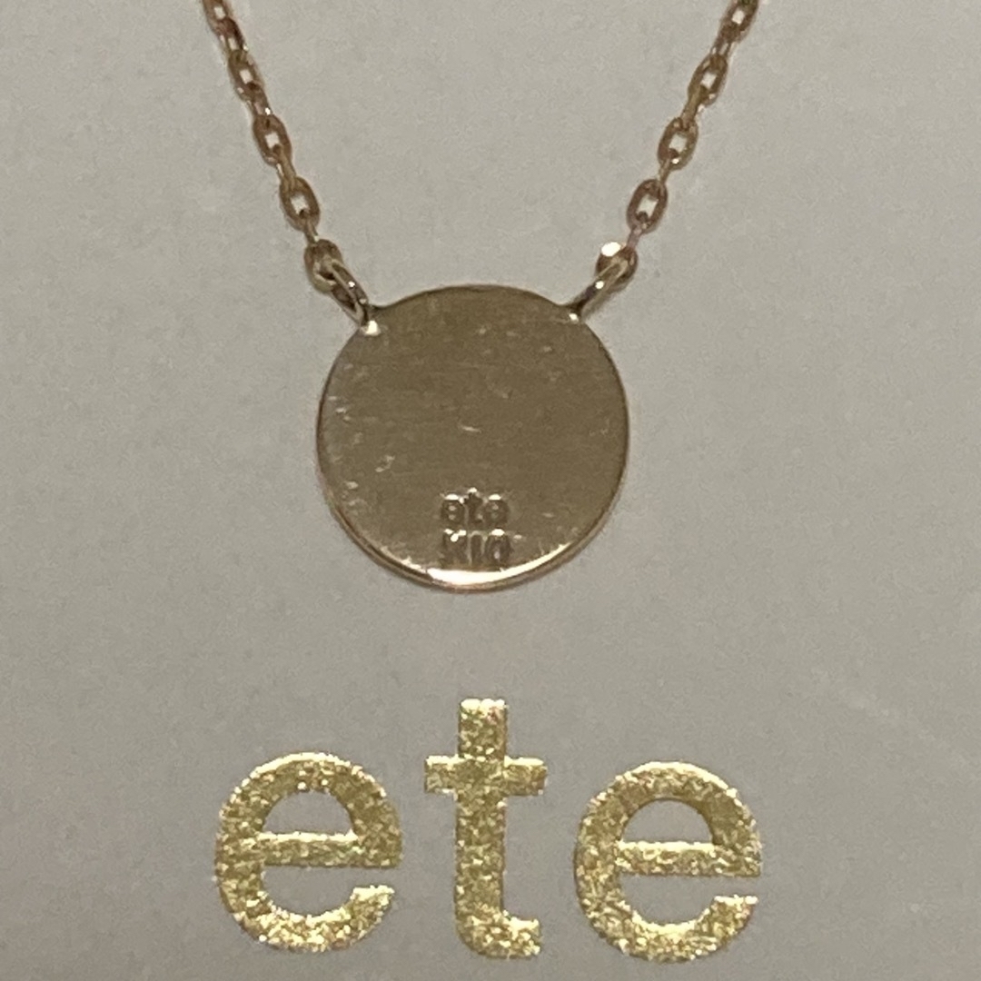 ete - エテ レイ サークル コイン ネックレス K10の通販 by ete - エテ レイ サークル コイン ネックレス K10の通販 by