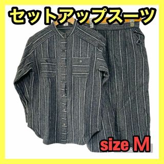 セットアップ　スーツ M 秋冬 レディース ジャケット スカート(スーツ)