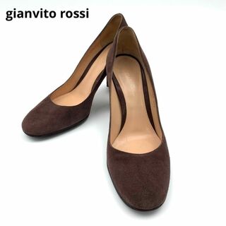 ジャンヴィットロッシ(Gianvito Rossi)の✨美品✨gianvito rossiジャンヴィットロッシー　パンプス　スエード(ハイヒール/パンプス)