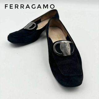 サルヴァトーレフェラガモ(Salvatore Ferragamo)の☆美品☆ Ferragamo ヴァラ パンプス シューズ 靴 ローファー(ローファー/革靴)