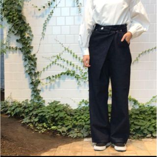 ワンエルディーケーセレクト(1LDK SELECT)のMY  1LDK WRAP DENIM PANT(デニム/ジーンズ)