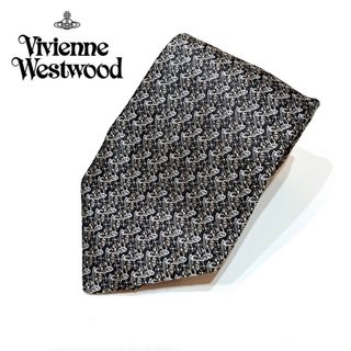 ヴィヴィアンウエストウッド(Vivienne Westwood)のヴィヴィアンウエストウッド　ネクタイ　ブラック　黒　総柄　ブランドネクタイ(ネクタイ)