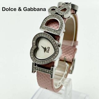 ☆美品☆ Dolce & Gabbana 腕時計 クォーツ レディース ハート型(腕時計)
