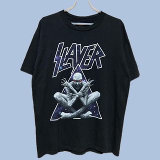 ヴィンテージ(VINTAGE)のSLAYER 90s スレイヤー ビンテージ バンド Tシャツ 古着(Tシャツ/カットソー(半袖/袖なし))