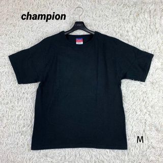 Champion - ✨大人気✨championチャンピオン　Tシャツ　ブラック　袖ワンポイントロゴ