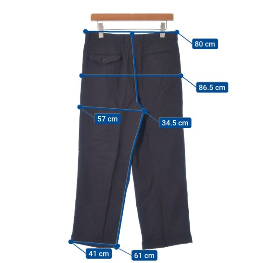 Paul Smith スラックス -(M位) 黒x茶系(ストライプ) 【古着】【中古】 Paul Smith スラックス -(M位) 黒x茶系(ストライプ) 【古着】【中古】