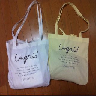 アングリッド(Ungrid)のＵｎｇｒｉｄ＊店舗限定ショッパ2点set(ショルダーバッグ)