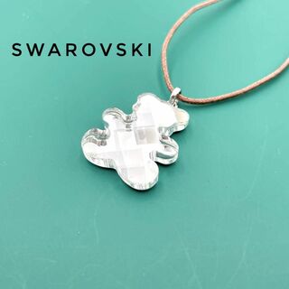 スワロフスキー(SWAROVSKI)の☆美品☆ SWAROVSKI ネックレス クマ型 オシャレ レディース(ネックレス)