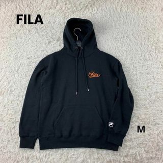 FILA - ✨美品✨　FIRAフィラ　パーカー　スエット　ブラック　Mサイズ