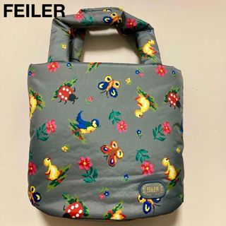 FEILER - FEILER ハイジ　エコユースバッグ　グレー　高島屋阪急限定　フェイラー