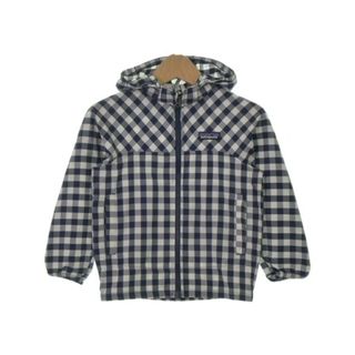 パタゴニア(patagonia)のpatagonia パタゴニア ブルゾン（その他） 4T 紺x白(チェック) 【古着】【中古】(ジャケット/上着)