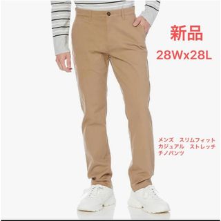 Amazon メンズ スリムフィット カジュアル ストレッチ チノパンツ　(チノパン)