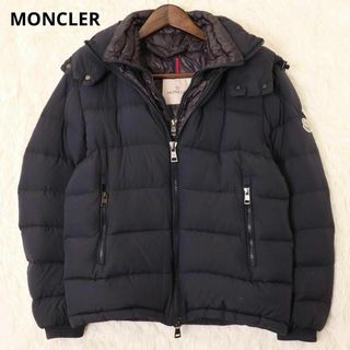 モンクレール(MONCLER)のモンクレール　BRIQUE　ブリク　ダウンジャケット　メンズ　ネイビー　０サイズ(ダウンジャケット)