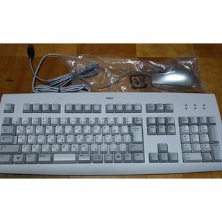 エヌイーシー(NEC)のNEC 純正キーボード(KU-1778)とマウスセット(PC周辺機器)