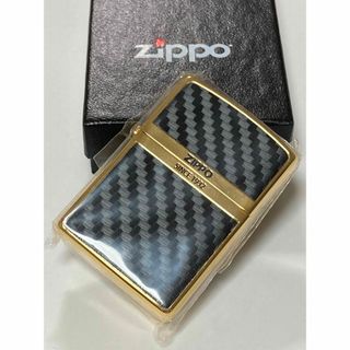 カーボン ブラック ゴールド ZIPPO(その他)