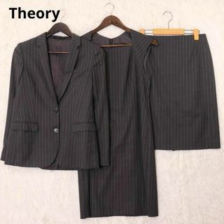 セオリー(theory)のセオリー　スーツ　3点セット　ワンピース　セットアップ　２サイズ　スリーピース(スーツ)