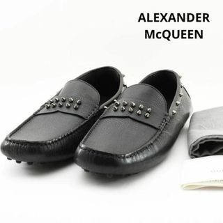 アレキサンダーマックイーン(Alexander McQueen)の未使用保管品　アレキサンダーマックイーン　スタッズ　ドライビングシューズ　43(ブーツ)