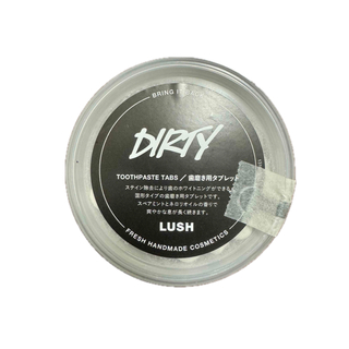 ラッシュ(LUSH)のラッシュ　ダーティー　歯磨き用タブレット　50g(口臭防止/エチケット用品)