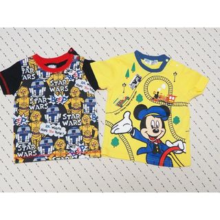 ディズニー(Disney)のディズニー　リゾート　Tシャツ　ミッキー　ドナルド　スターウォーズ　90　まとめ(Tシャツ/カットソー)