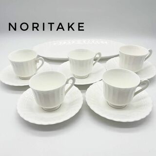 ノリタケ(Noritake)の☆大人気☆ Noritake ノリタケ ティーカップセット ５セット 大皿 一枚(グラス/カップ)