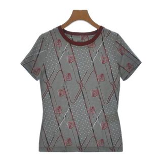 エルメス(Hermes)のHERMES エルメス Tシャツ・カットソー 34(XS位) グレー 【古着】【中古】(カットソー(半袖/袖なし))