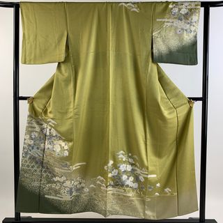 訪問着 身丈153.5cm 裄丈62cm 正絹 秀品 【中古】(着物)