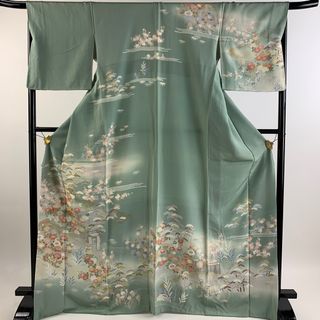 訪問着 身丈168.5cm 裄丈67.5cm 正絹 秀品 【中古】(着物)