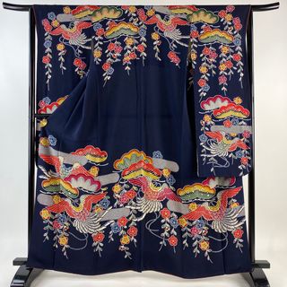 振袖 身丈162cm 裄丈64cm 正絹 名品 【中古】(着物)