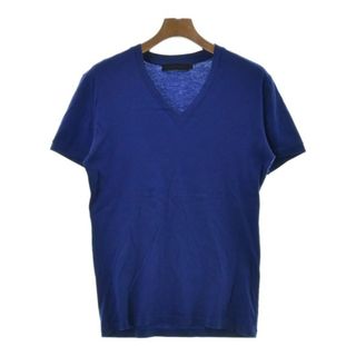 リチウムオム(LITHIUM HOMME)のLITHIUM HOMME リチウムオム Tシャツ・カットソー 46(M位) 青 【古着】【中古】(Tシャツ/カットソー(半袖/袖なし))