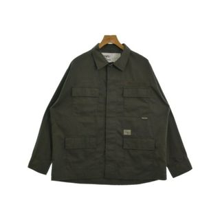 WTAPS ダブルタップス ミリタリーブルゾン 3(L位) カーキ系 【古着】【中古】(ミリタリージャケット)