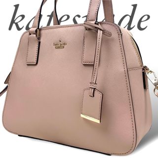 ケイトスペードニューヨーク(kate spade new york)の美品 ケイトスペード 2way ハンドバッグ ショルダー ピンク レザー(ハンドバッグ)