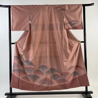 訪問着 身丈152cm 裄丈63cm 正絹 美品 逸品 【中古】(着物)