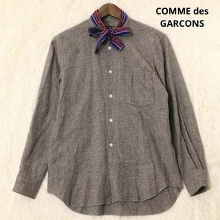 COMME des GARCONS HOMME PLUS - コムデギャルソン　オムプリュス　ボウタイ　ウール　ノーカラーシャツ　SSサイズ