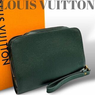 ルイヴィトン(LOUIS VUITTON)の【美品】ルイヴィトン　バイカル　セカンドバッグ クラッチ　タイガ グリーン 2(セカンドバッグ/クラッチバッグ)