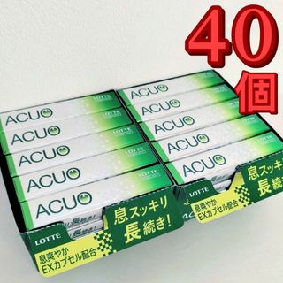 ロッテ　 LOTTE　 アクオ　ACUO　 グリーンミント　40個(その他)