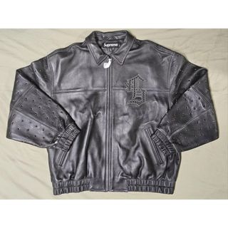 シュプリーム(Supreme)のSupreme Gem Studded Leather Jacket XXL(レザージャケット)