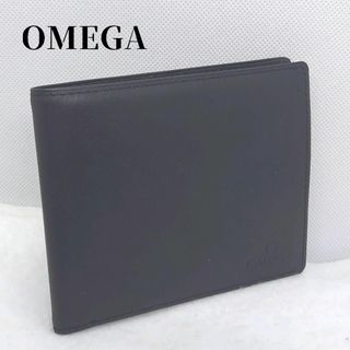 オメガ(OMEGA)の●●オメガ　二つ折り財布　レザー　ブラック　OMEGA(折り財布)