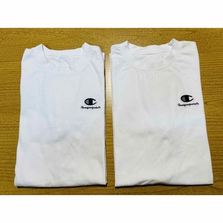 チャンピオン(Champion)のレディース　チャンピオン　白　Tシャツ　2枚(Tシャツ(半袖/袖なし))