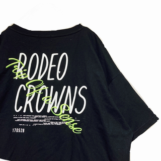 RODEO CROWNS - RODEOCROWNS ロデオクラウンズ 両面プリント 刺繍 Tシャツ フリー