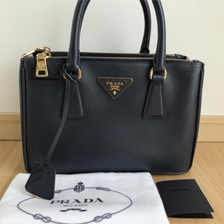 PRADA プラダ　ガレリア　トートバッグ　ハンドバッグ　 サフィアーノ　濃紺