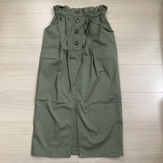 ジーユー(GU)のレディース　GU スカート　Sサイズ(ロングスカート)