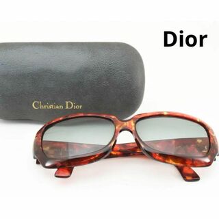 クリスチャンディオール(Christian Dior)の新品未使用　クリスチャンディオール　サイドロゴ　CDロゴ　サングラス　レッド系(サングラス/メガネ)