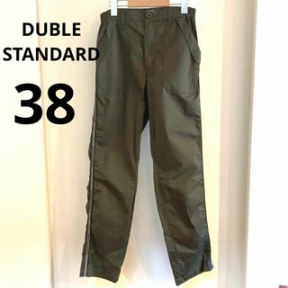 DOUBLE STANDARD CLOTHING - ダブルスタンダード　パンツ　カーキ　ラインパンツ　38 美品