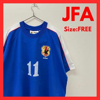 【即日発送】90s 古着　1996年　日本代表　サッカー　Tシャツ　カズ　11(Tシャツ/カットソー(半袖/袖なし))