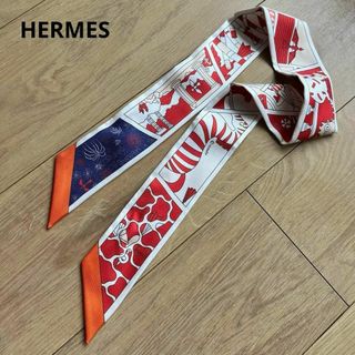 エルメス(Hermes)の2023年　HERMES　エルメス　ツイリー　ファクトリースーツ　シルクスカーフ(バンダナ/スカーフ)