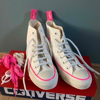 コンバース(CONVERSE)のコンバース　エックスガール　22.5センチ　新品(スニーカー)