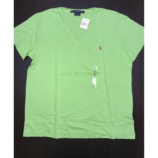 ラルフローレン(Ralph Lauren)の新品 XL ラルフローレン 半袖Tシャツ レディースXXL ライムグリーン(Tシャツ(半袖/袖なし))